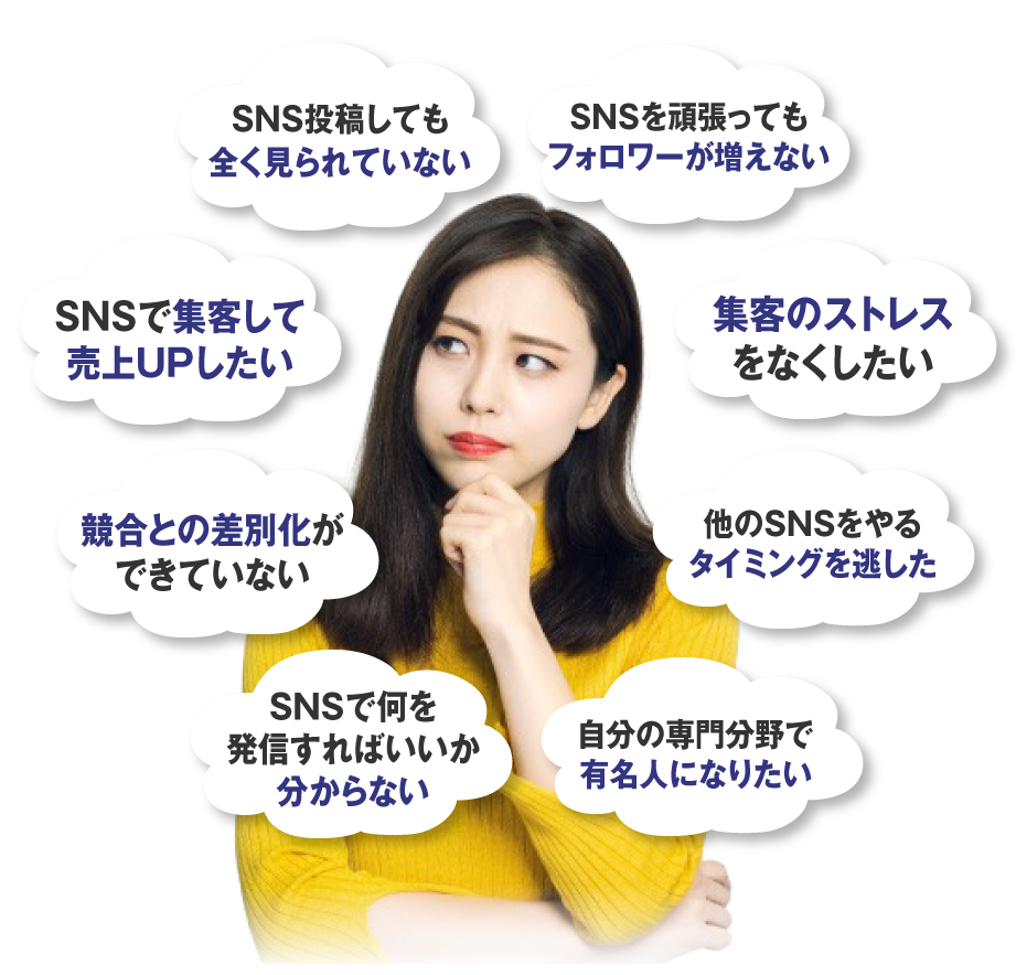 あなたには こんな悩み ありませんか？